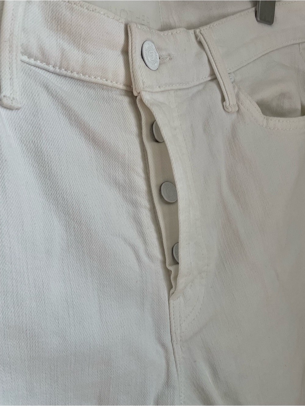 Mother Superior Almost Saint High Rise Distressed Jeans Size 27 Casual Summer - Picture 9 of 16
